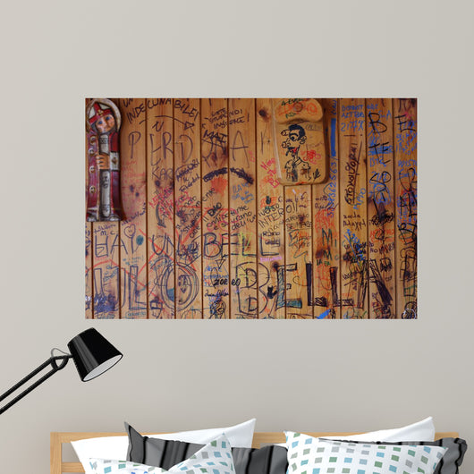 Italian graffiti Wall Mural