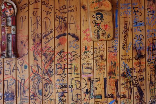 Italian Graffiti Wall Decal