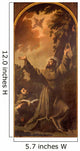 Padua Stigmatization St Francis Wall Decal