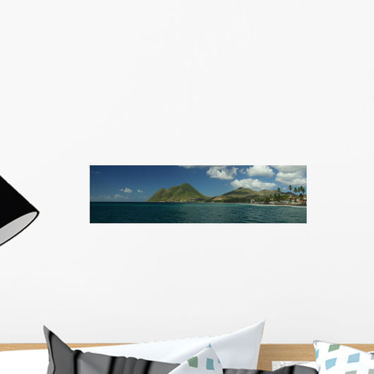 Panorama of the Diamond in Martinique Wall Mural