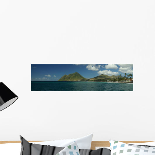 Panorama of the Diamond in Martinique Wall Mural
