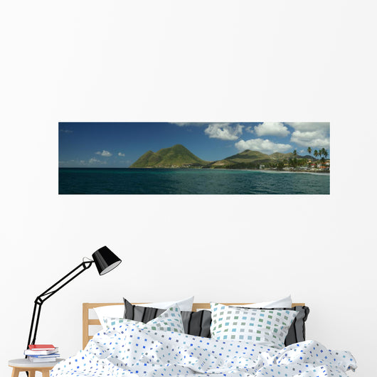 Panorama of the Diamond in Martinique Wall Mural