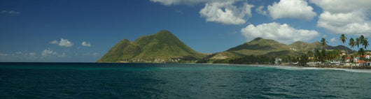 Panorama Of The Diamond In Martinique Wall Decal