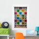 Colorful Window Glass Blocks Wall Decal