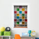 Colorful Window Glass Blocks Wall Decal