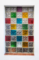 Colorful Window Glass Blocks Wall Decal