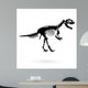 Skeleton Dinosaur Raster Wall Decal