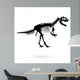 Skeleton Dinosaur Raster Wall Decal