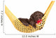 Cute Little Puppy in a Hammock with Pacifier Wall Decal