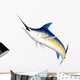 Realistic Blue Marlin Fish Wall Decal