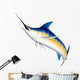 Realistic Blue Marlin Fish Wall Decal