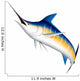 Realistic Blue Marlin Fish Wall Decal