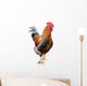 Rooster White Wall Decal