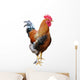 Rooster White Wall Decal