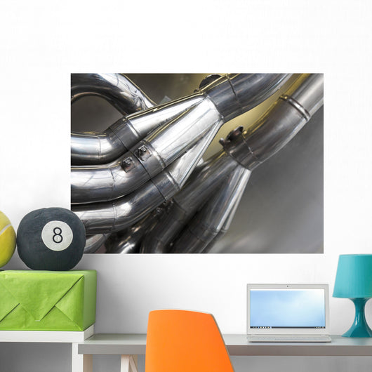 Motorsport Exhaust Wall Mural
