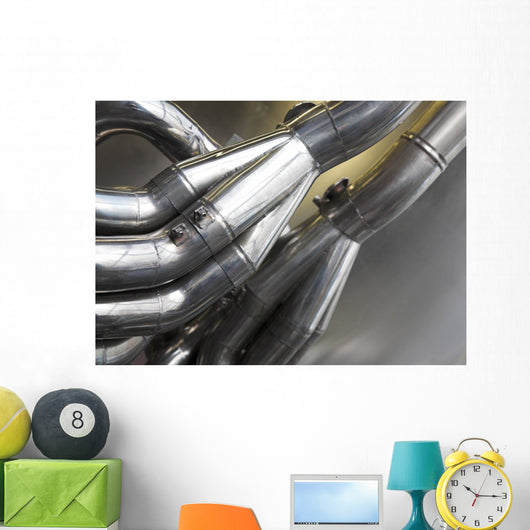 Motorsport Exhaust Wall Mural