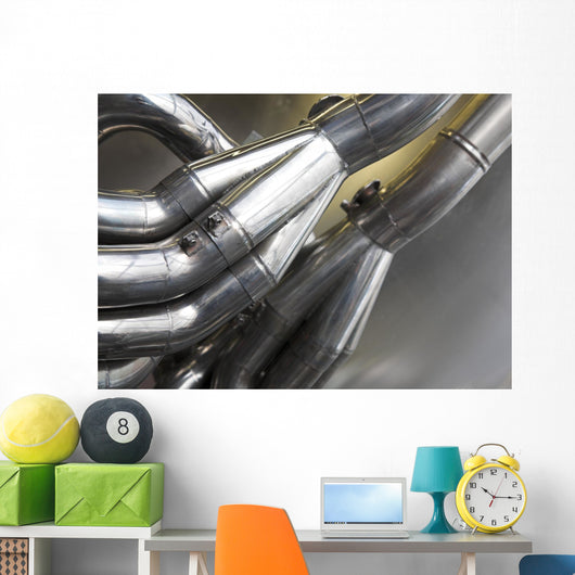 Motorsport Exhaust Wall Mural