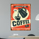 Vintage Coffee Wall Mural