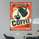 Vintage Coffee Wall Mural