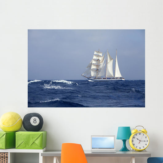 Tall Ship Sea Wall Decal