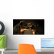 Bull And Bear Market Statues Wall Mural