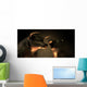 Bull And Bear Market Statues Wall Mural