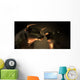 Bull And Bear Market Statues Wall Mural