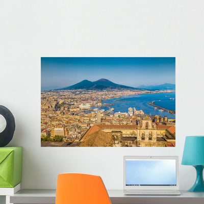 City Naples with Mt Wall Decal shown on a wall