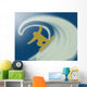 Surfing Wall Decal