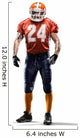 American Football Player Action 2 Wall Decal