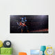American Football Player Action Wall Decal