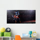 American Football Player Action Wall Decal