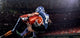 American Football Player In Action At Game Time Wall Decal