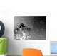 ormament in black Wall Mural