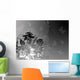 ormament in black Wall Mural