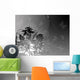 ormament in black Wall Mural