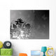 ormament in black Wall Mural