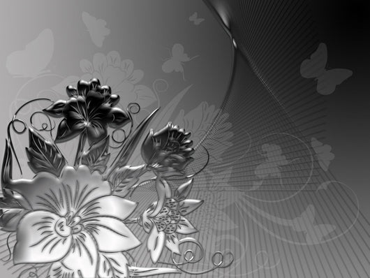 Ornament In Black Wall Decal