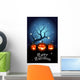 Illustration of three Jack O`Lanterns Wall Mural
