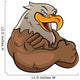Eagle Mascot Wall Decal