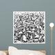 Abstract doodles Wall Mural