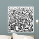 Abstract doodles Wall Mural