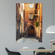 Small Alley Tuscan Village Wall Decal