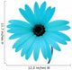 Daisy Blue Turquoise Wall Mural