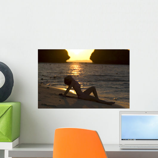 Beach Babe Wall Mural
