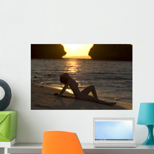 Beach Babe Wall Mural