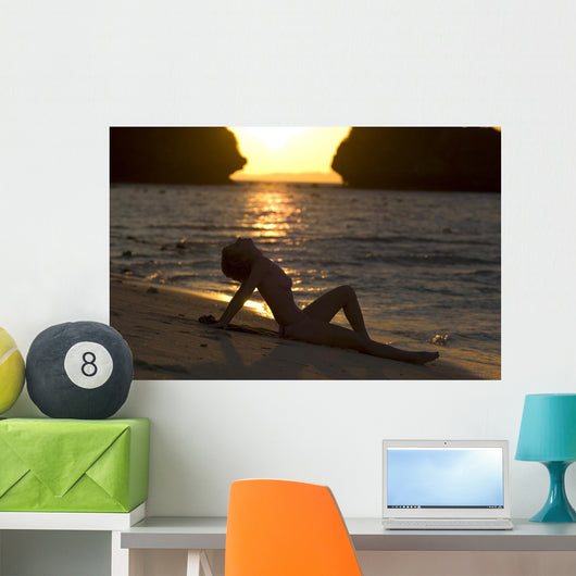 Beach Babe Wall Mural