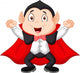 Cartoon Vampire Wall Decal