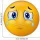Sad Smiley Emoticon Wall Decal