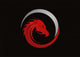 Dragon Red Logo Vector Wall Decal